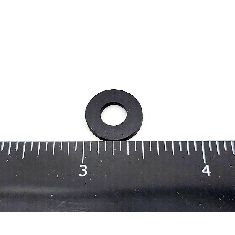 1/4" ID Rubber Flat Washers 1/2" OD x 1/16" Thick