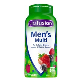 Vitafusion Multivitamínico Para Hombres Con 220 Gomitas Sabor Frutos Rojos