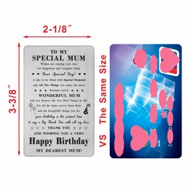FALOGI Mum Birthday Cards, Happy Birthday Mum Card, Mum Birthday Gifts Ideas from Daughter Son