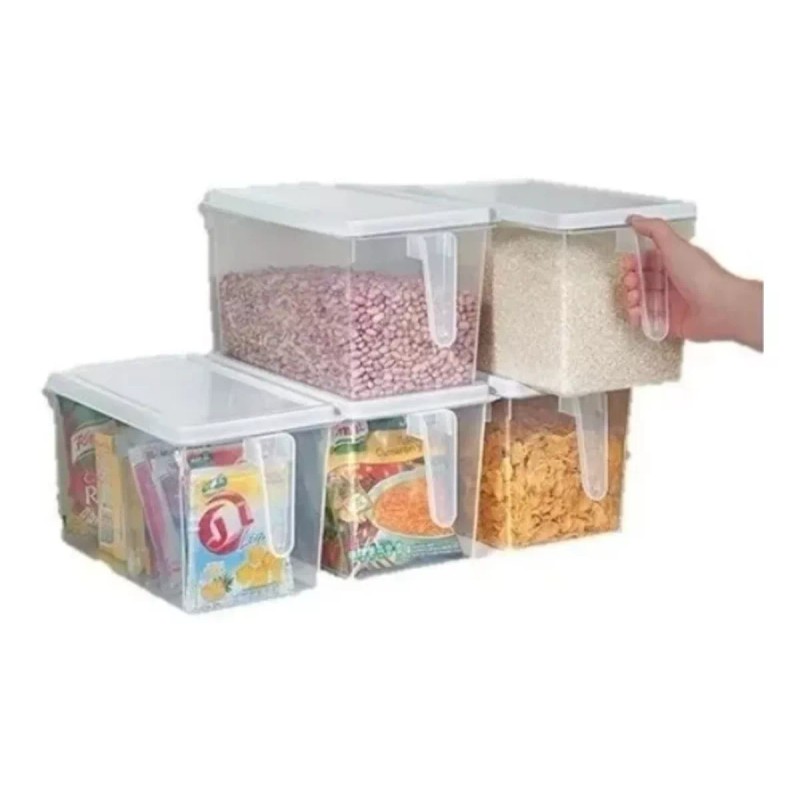 Betterware 2 Organizadores Con Tapa Alacena Refrigerador Multiusos 4 L