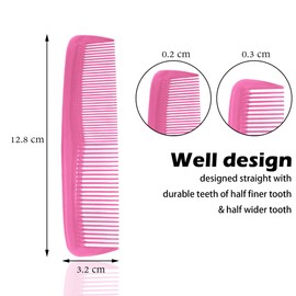 Soft 'N Style Hair Care 4-Pack Comb - Not Breakable - mens comb/fine tooth comb/peines para cabello