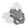 Mandolin Tailpiece Zinc Alloy 8 Strings Triangle Shape Mandolin Tailpiece
