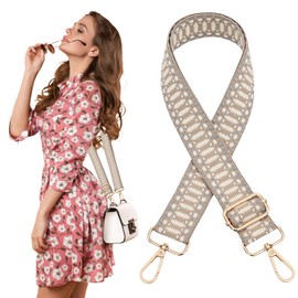 Replacement Straps for Bags Wide Adjustable Shoulder Strap with Metal Buckles DIY Making Accessories JD001240