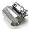 Exhaust Clamp 2 inch, 75mm Butt Joint Band Exhaust Clamps