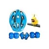 Kit Casco Proteccción Infantil + Patito De Goma Con Luz