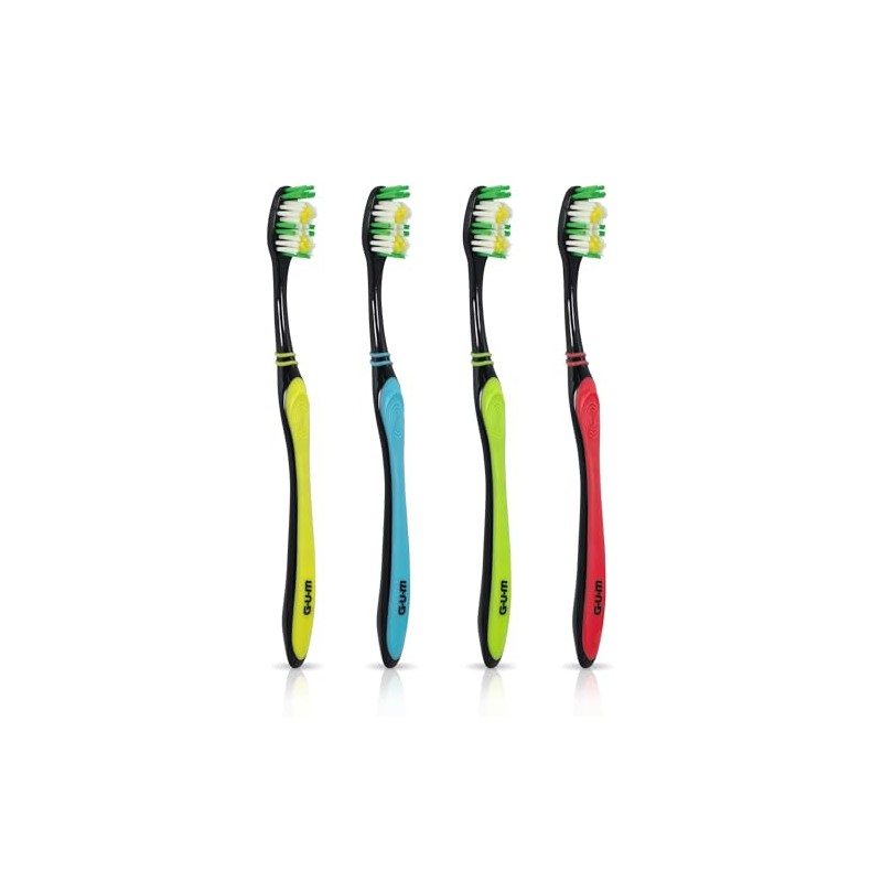 GUM - cepillo para polvo de dientes multilimpieza, cerdas suaves