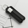 luzen 4Pcs PU Leather Lipstick Lip Balm Case Holder Portable