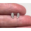 Angel Wings Earrings - 925 Sterling Silver (Tiny)