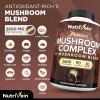 Nutrivein 11 Mushroom Blend Immune Support Herbal Supplement 90 Capsules