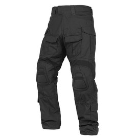 KRYDEX Tactical Men's G3 Combat Pants with Knee Pads (Black, L)