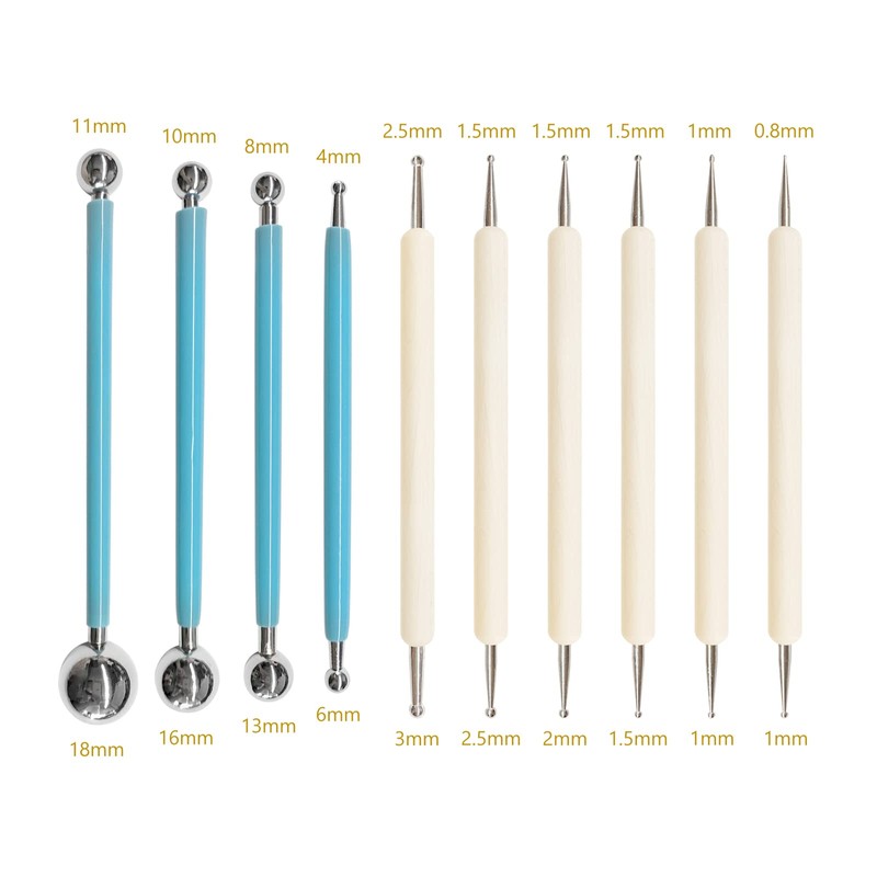 10Pcs Dotting Tools, Ball End Dot Art Tools for Rock