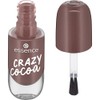 essence gel nail colour 29 Crazy Cocoa, long-lasting nail polish,