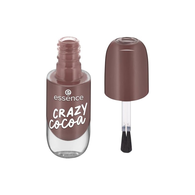 essence gel nail colour 29 Crazy Cocoa, long-lasting nail polish,