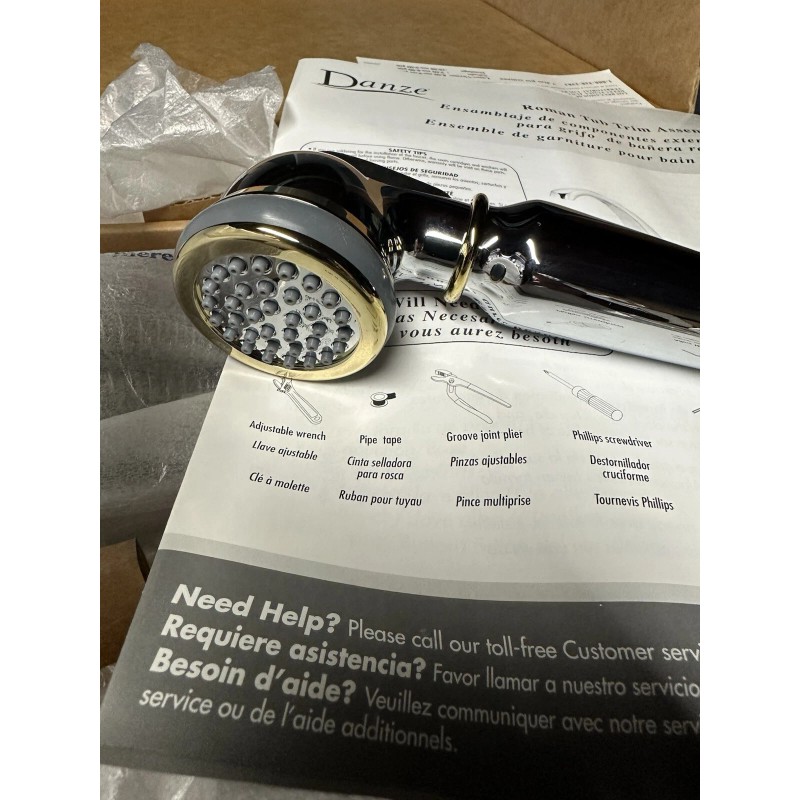 Danze Melrose Collection 2-Handle Roman Faucet Trim w/ Shower D309702CPBVT