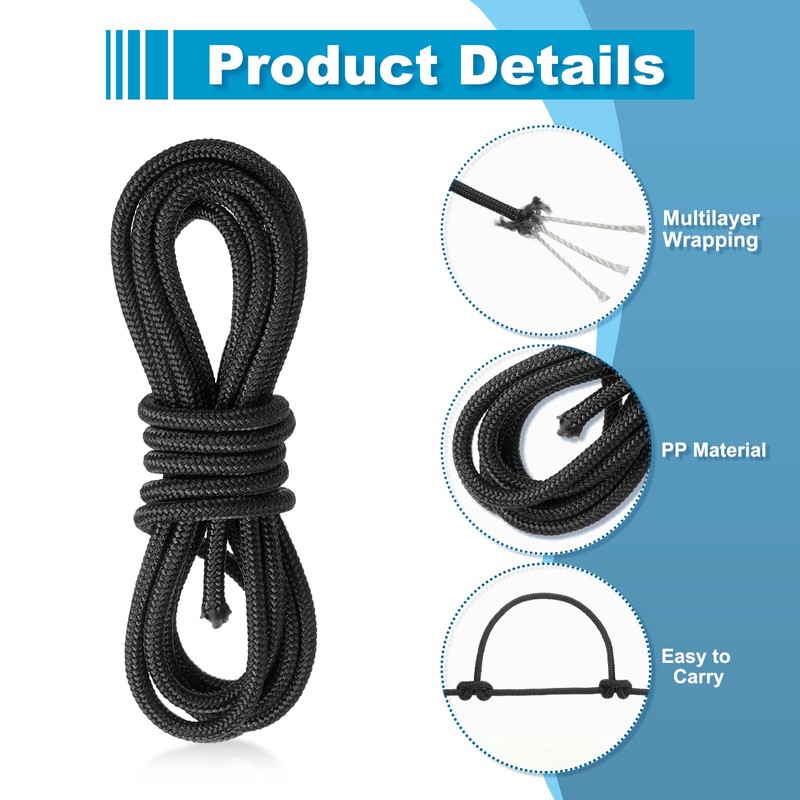 sourcing map 10 Feet Archery D Loop Rope String Nocking