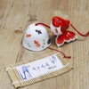 Yakushi Kiln Wind Chime, Suzukaze, Goldfish (Red)