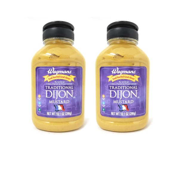 Wegmans Tradional Dijon Mustard (2 Pack, Total of 20.2oz)