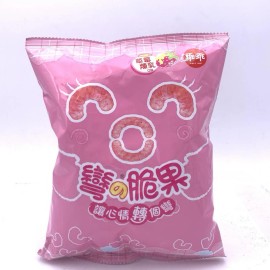 Kuai Kuai Corn Snack - Strawberry Flavor 40g乖乖草莓炼乳口味