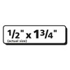 Avery 15667 Matte Clear Easy Peel Return Address Labels, Laser,