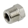 1/2" BSP Male to 1/4" BSP Female Threaded Adapter Hex