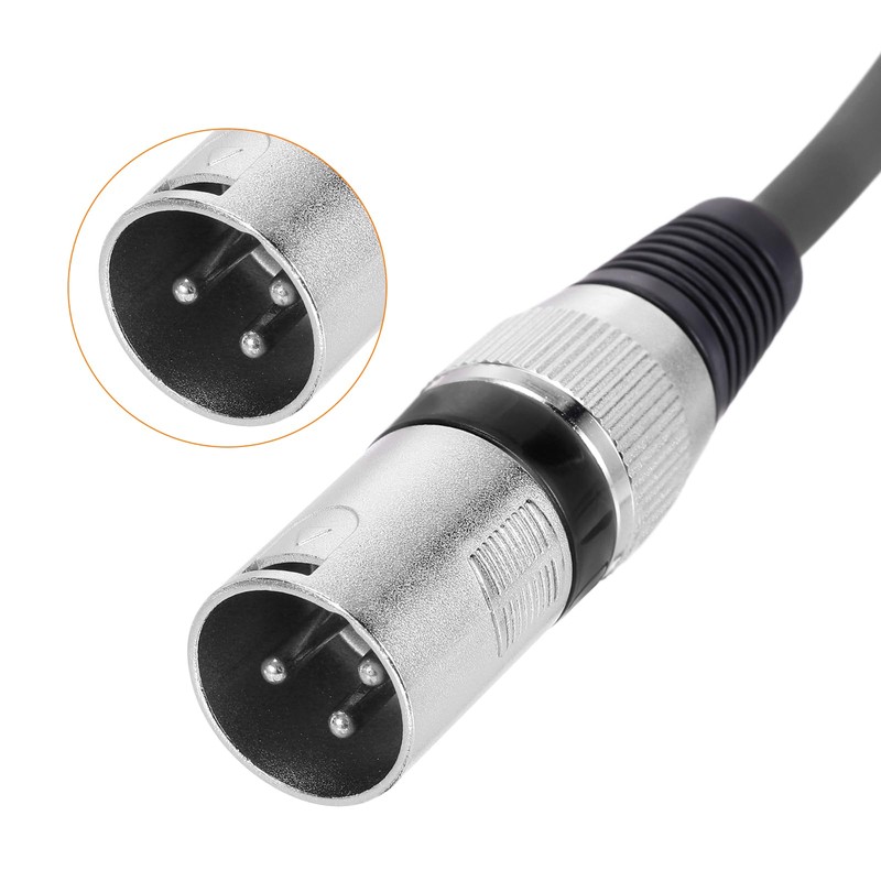 QUARKZMAN XLR Male to XLR Female Cable, 10ft XLR to