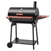 Royal Gourmet CC1830V 30 Barrel Charcoal Grill with Wood-Painted Side