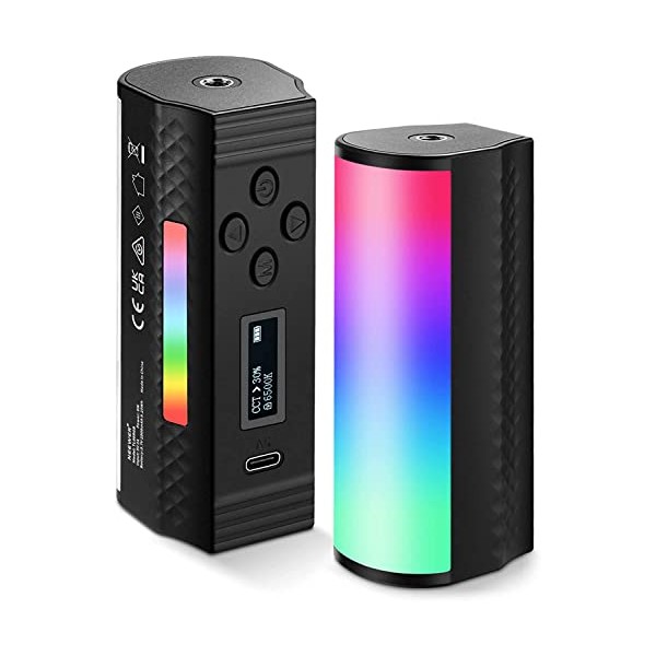 NEEWER Magnetic Handheld Light Wand, 360° Full RGB Mini LED