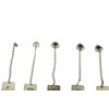 Olive-G Metal Metal Bookmarks (Eiffel Tower, Heart, Cross, Moon, Star),