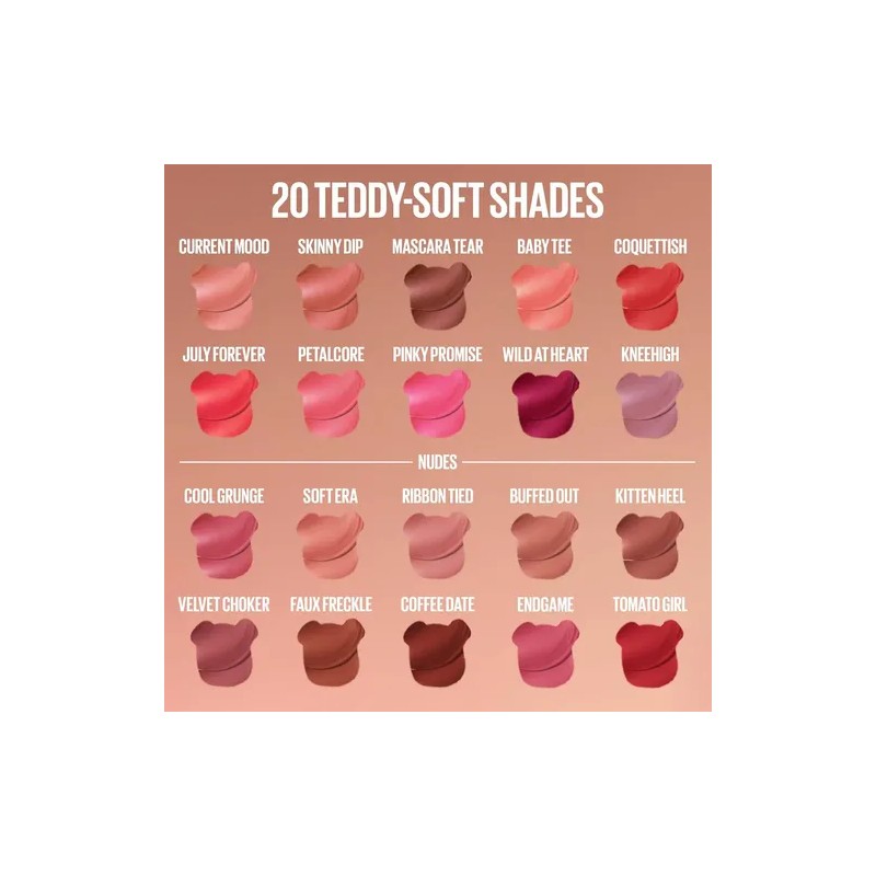 Maybelline Super Stay Teddy Tint Brillo Labial 120 Endgame