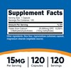 Nutricost L-Methylfolate 15mg, 120 Capsules (5-MTHF) - Vegan, Non-GMO, Gluten