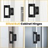 Aifeier ET 8 Pcs Non-Mortise Door Hinges, 2 x 0.9