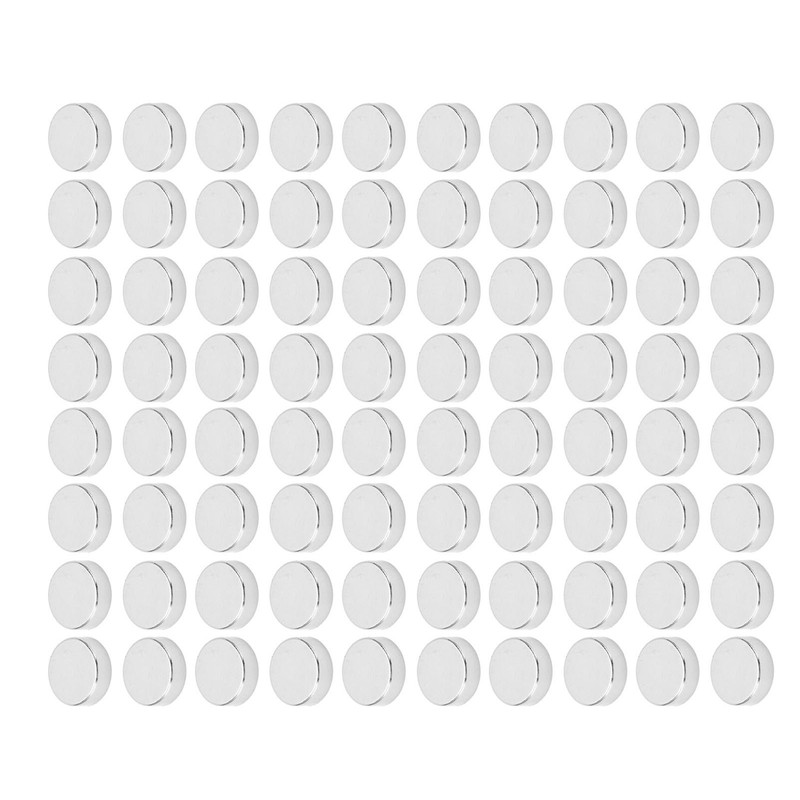 80 Pcs Round Neodymium Magnet Heavy Duty Strong Magnetism Glossy