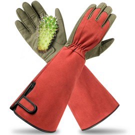 Professional Rose Pruning Thorn Proof Gardening Gloves with Long Forearm Protection for Men and Women