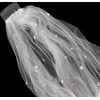 SHATCHI Veil Comb Bride To Be Hen Night Accessory Women's