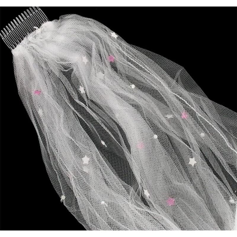 SHATCHI Veil Comb Bride To Be Hen Night Accessory Women's