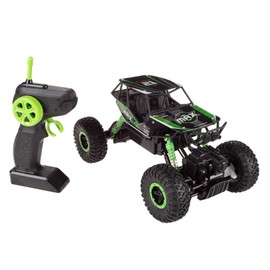 Hey!Play! Remote Control Monster Truck– 1:16 Scale, 2.4 GHz RC Off-Road Rugged Toy Vehicle with Spring Suspension & Oversized Wheels for Kids