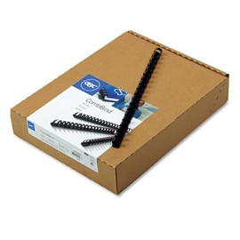 GBC CombBind Spines, 0.5 Inch, Navy Blue, 85-Sheet Capacity, 100 per Box (4012485)