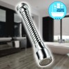 tecuro Outlet Hose for Fittings 135 mm Chrome-Plated Metal