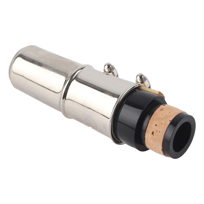 Clarinet Mouthpiece Kit with Ligature and Plastic Cap Portable Black