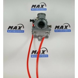 Max-Flo BRIGHT RED KTM 65 SX MIKUNI CARB VENT HOSE KIT, CASE & GAS CAP VENT