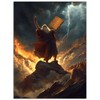 famassiser Moses Ten Commandments Painting - Mount Sinai Artwork, Religious