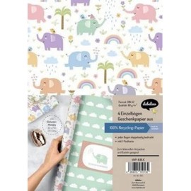 dabelino Elephant Wrapping Paper Set