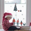 Scandi Family Winter Scene Window Stickers (2 Sheets) | Christmas