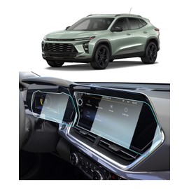 BIXUAN 2024 2025 2026 Chevy Trailblazer Screen Protector For Trailblazer (LT/LS/Activ/RS) 11Inch+8Inch Touchscreen, 2026 Trailblazer Accessories 9H Tempered Glass Infortainment Anti-Fingerprints