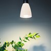 Yardwe Plastic Lampshade Replacement: 6 Pieces Flat Head White Plastic