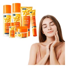 Bioaqua Skincare Set 6 Piezas Decuida Facial Con Vitamina E Y B5 Rutina Hidratante Completa Tónico Limpiador Loción Y Crema Facial