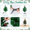 Mini Christmas Trees with Lights, 19.7 inch Tabletop Artifical Mini