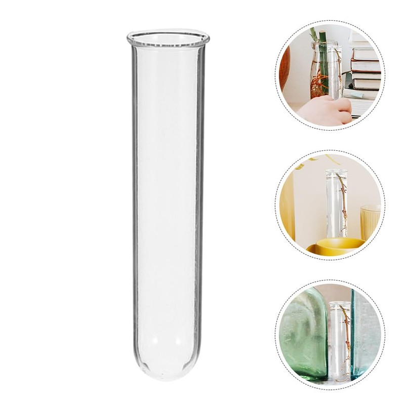POPETPOP Plant Propagation Tubes 4pcs Glass Test Tube Vase Replacement