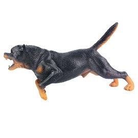 Kisangel Rottweiler Dog Model Dog Figurines for Boys and Girls Animal Cognitive Model Home Decor