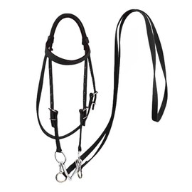 Horse Bridle with Rein Horse Headstall with Bits Horse Halter Harness Bridle Reins Horse Halter and Lead Rope